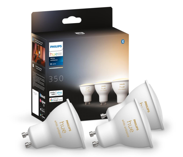 Philips Hue White ambiance Inteligentna Żarówka 3xGU10 - 709751 - zdjęcie